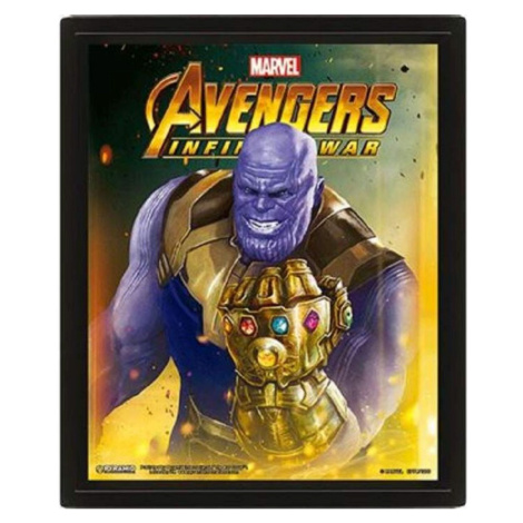 3D obraz Avengers Thanos 1275 Pyramid