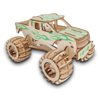 Woodcraft Dřevěné 3D puzzle Monster truck