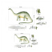 Yokodesign Nálepka na zeď Brontosaurus Velikost: maxi - XL