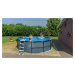 Bazén s filtrací Stone pool Exit Toys kruhový ocelová konstrukce 450*122 cm šedý od 6 let