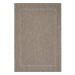 Šňůrkový koberec Relax ramka hnědý