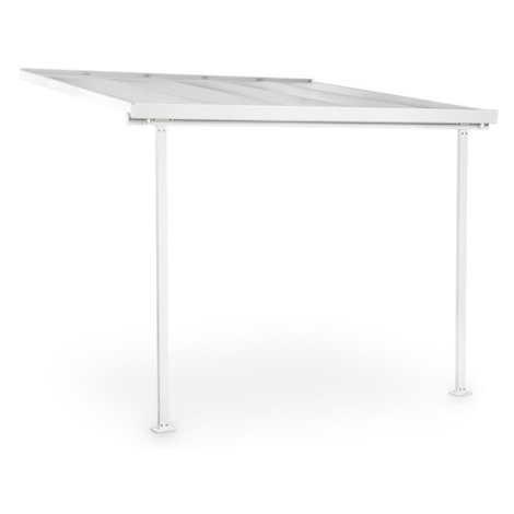 Blumfeldt Pantheon Solid Sky Amplio, pergola, přístřešek, 3x3m, polykarbonát, okap