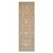 Nouristan - Hanse Home koberce Běhoun Cairo 105590 Luxor Gold – na ven i na doma - 80x200 cm