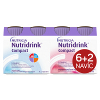 Nutridrink Compact 6+2 s příchutí neutral-jahoda 8x125 ml