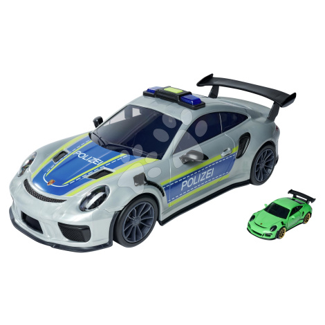 Autíčko policejní s boxem na autíčka Porsche 911 GT3 RS Polizei Carry Case Majorette se zvukem a