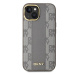 DKNY PU Leather Checkered Pattern Magsafe Zadní Kryt pro iPhone 15 Beige