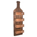 Nástěnná dřevěná polička Antic Line Bottle