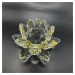 Křišťálové sklo - Lotosový květ Premium, Žlutá
