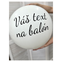 Personal Balón s textem - Bílý 80 cm