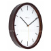 Designové nástěnné hodiny 3156br Nextime Company Wood 35cm