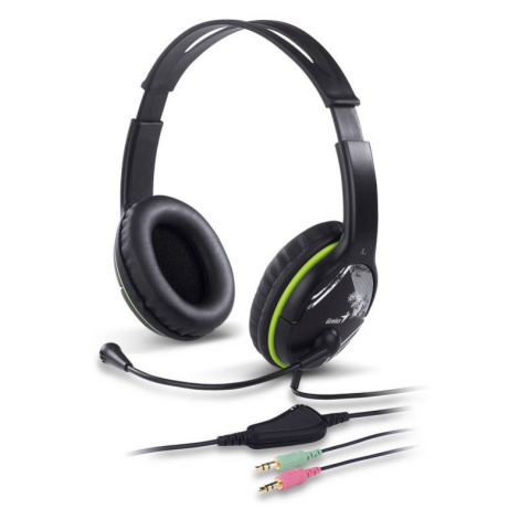 Headset Genius HS-400A (31710169100) / černá/zelená Varianta: ivi1