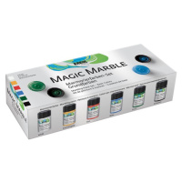 Sada Mramorovací barva Magic Marble základní 6 × 20 ml