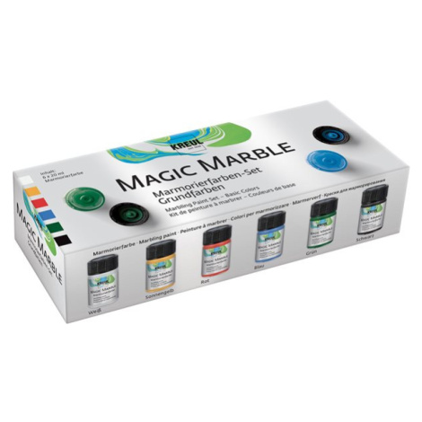Sada Mramorovací barva Magic Marble základní 6 × 20 ml KREUL