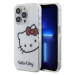 Pouzdro Hello Kitty IML Head Logo zadní kryt pro Apple iPhone 15 PRO White