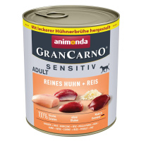 GranCarno Adult Sensitiv čisté kuře a rýže 12x800g