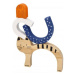 Adam Toys Dřevěná/bambusová skládací hra - Kočka, Adam Toys
