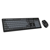 Genius Smart KM-8200 Dual Color, Set klávesnice a myši, bezdrátový, CZ+SK layout, 2,4GHz, mini U