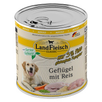 LandFleisch Dog Classic drůbež s rýží 6 × 800 g