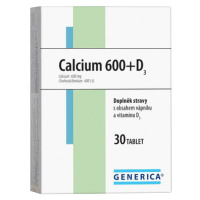 Calcium 600+d3 Generica Tbl.30