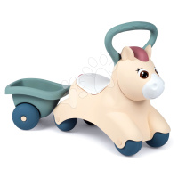 Odrážedlo s přívěsem Baby Pony Ride On Little Smoby ergonomicky tvarované s velkým držadlem pro 