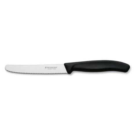 Victorinox nůž na rajčata s vlnkovaným ostřím 11 cm černý