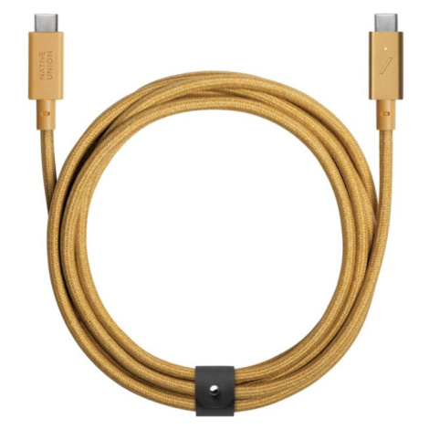 Native Union Belt Cable Pro 240W (USB-C–USB-C) 2,4m, kraft