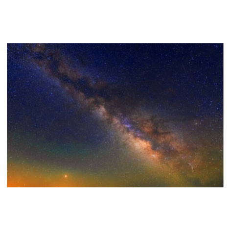 Fotografie The Milky way galaxy with stars, George Pachantouris, 40x26.7 cm