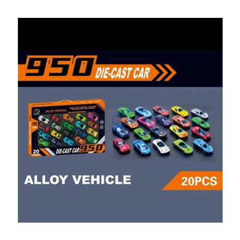 Mamido  Mamido Sada kovových autíček Die-Cast car 20ks