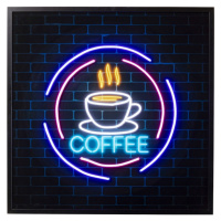 KARE Design Skleněný obraz Coffee LED 80x80cm