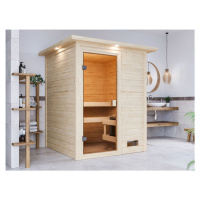 Interiérová finská sauna 145 x 145 cm Dekorhome
