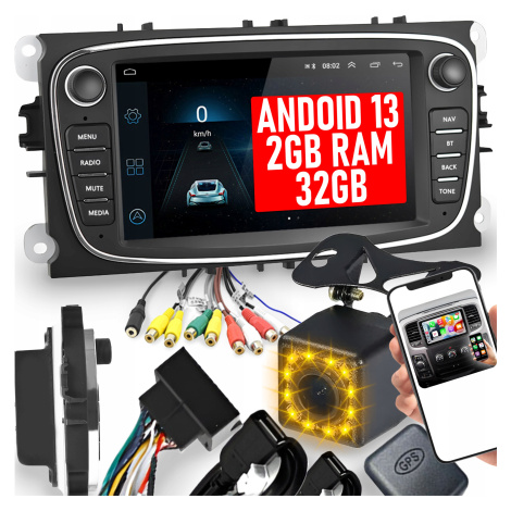 Autorádio pro Ford Mondeo MK4 Focus MK2 MK3 Galaxy S-max Gps Android