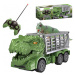 RC auto na dálkové ovládání - zelený dinosaurus + figurka