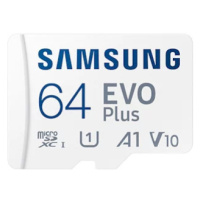 Paměťová karta Samsung micro SDXC 64GB EVO Plus + SD adapter (MB-MC64KA/EU)