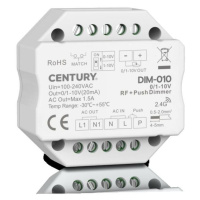 CENTURY LED stmívač 1 kanál 0-10V + PUSH DIM RF 220-240V