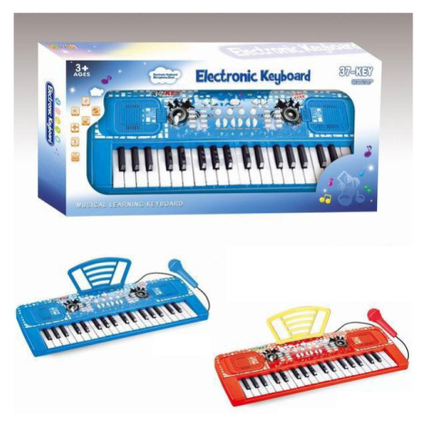 Elektronický klavír s mikrofonem MTK010 - červená Toys Group