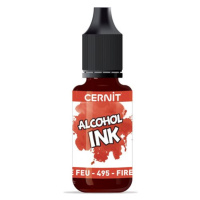 Alkoholový inkoust CERNIT 20 ml - ohnivě červený