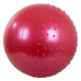 Gymnastický masážní míč 65 cm s pumpičkou, červený