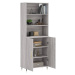 vidaXL Skříň highboard šedá sonoma 69,5 x 34 x 180 cm kompozitní dřevo