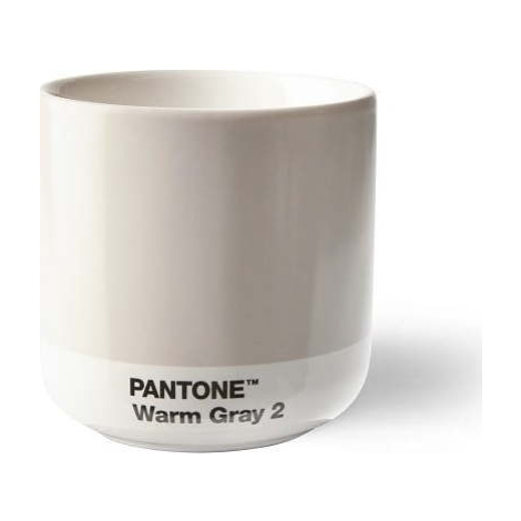 Světle šedý keramický hrnek 175 ml Cortado Warm Gray 2 – Pantone