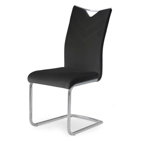 Jídelní židle PRESTO – ekokůže, více barev Černá