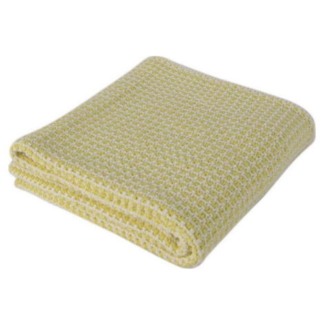 Žlutá dětská bavlněná deka Homemania Decor Fluffy, 90 x 90 cm