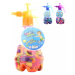 Pumpa plnič na vodní balonky set tlakovací láhev + vodní bomby 100ks 3 barvy