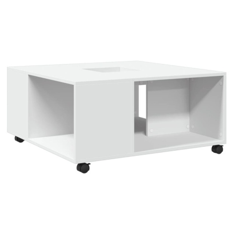 vidaXL Konferenční stolek bílý 80 x 80 x 40 cm kompozitní dřevo