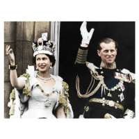 Fotografie Queen Elizabeth II and the Duke of Edinburgh, Print Collector, 40 × 30 cm