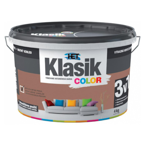 Het Klasik Color 0277 hnědý čokoládový 4kg