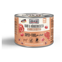 MAC's Cat s masovým menu – hovězí a kuřecí srdce 12 × 200 g