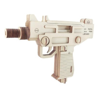 Woodcraft Dřevěné 3D puzzle Pistole UZI