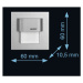 LED nástěnné svítidlo Skoff Tango mini bílá neutrální IP20 ML-TMI-C-N