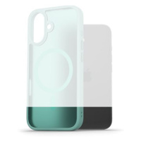 AlzaGuard Matte Case Compatible with Magsafe pro iPhone 16 Plus modrozelený