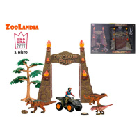 Zoolandia dinosaurus park set s doplňky v krabičce